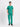 Stretchable (4Way) Male Sea Green V-Neck With Straight Pant Scrub Set