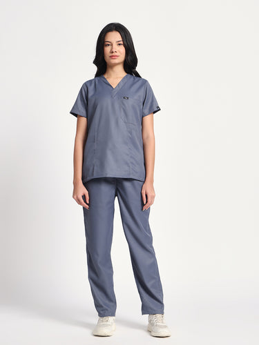 Women Evo Scrub (Slate Grey) Set