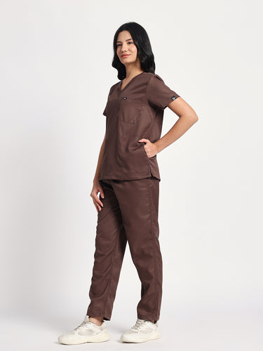 Women Evo Scrub (Walnut) Set