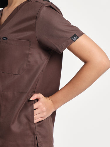 Women Evo Scrub (Walnut) Set