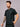 Stretchable (4Way) Men Mandarin Neck Mid Night Green Scrub Top