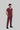 Stretchable (4Way) Male Burgundy V-Neck With Straight Pant Scrub Set