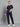 Move Lite Women Ink blue (Star V Neck) Scrub Set