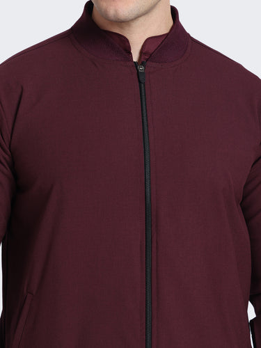 Burgundy Jacket Men