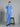 Stretchable (2Way) Male Light Blue V-Neck With Straight Pant Scrub Set