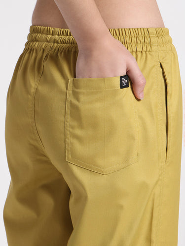 Stretchable (2Way) Female Mustard Jogger