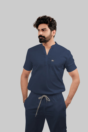 Stretchable (4Way) Male Navy Blue Jogger