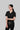 Stretchable (2Way) Female Black V-Neck With Jogger Scrub Set