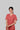 Stretchable (2Way) Female Peach V-Neck Scrub Top