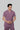 Stretchable (2Way) Male Lilac Mandarin Neck With Straight Pant Scrub Set