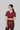 Stretchable (2Way) Female Maroon V-Neck Scrub Top
