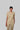 Stretchable (4Way) Women Beige Mandarin Neck Scrub Top