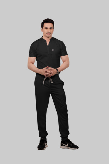 Stretchable (2Way) Male Black Jogger