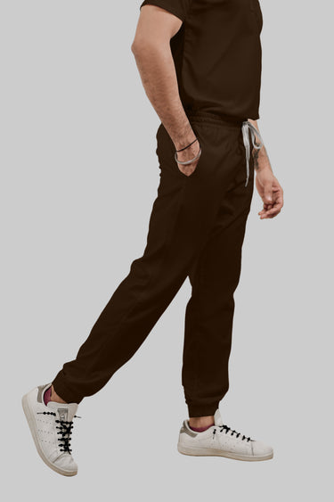 Stretchable (4Way) Female Brown Jogger