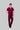 Stretchable (2Way) Male Wine Mandarin Neck With Straight Pant Scrub Set