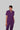 Stretchable (2Way) Female Purple Mandarin Neck Scrub Top
