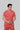 Stretchable (2Way) Male Peach Mandarin Neck With Jogger Scrub Set