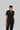 Stretchable (2Way) Female Black Mandarin Neck Scrub Top