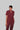 Stretchable (2Way) Female Maroon Mandarin Neck Scrub Top