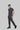 Stretchable (2Way) Male Dark Gray Mandarin Neck With Jogger Scrub Set